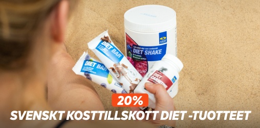 Svenskt Kosttillskott Diet -tuotteet 20 %